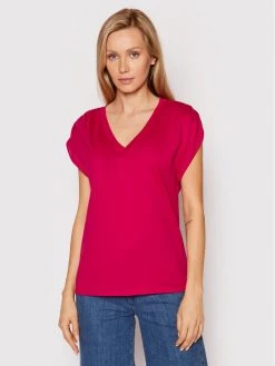 United Colors Of Benetton Γυναίκες T-shirts T-Shirt 3JDRE4267 Ροζ Regular Fit Ροζ