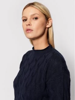 United Colors Of Benetton Γυναίκες Πουλόβερ 1335D2467 Σκούρο μπλε Regular Fit Σκούρο μπλε -United Colors Of Benetton Κατάστημα unnamed file 104