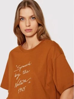 United Colors Of Benetton Γυναίκες T-shirts T-Shirt 3MI5D100P Καφέ Relaxed Fit Καφέ -United Colors Of Benetton Κατάστημα unnamed file 1045