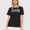 United Colors Of Benetton Γυναίκες T-shirts T-Shirt 3MI5D100R Μαύρο Relaxed Fit Μαύρο