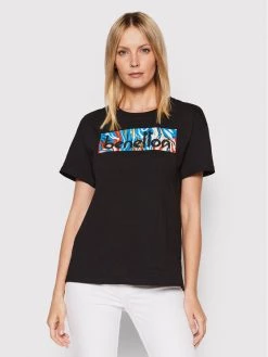 United Colors Of Benetton Γυναίκες T-shirts T-Shirt 3MI5D100R Μαύρο Relaxed Fit Μαύρο