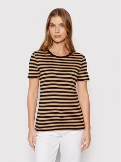 United Colors Of Benetton Γυναίκες T-shirts T-Shirt 3OA6E16A0 Μπεζ Regular Fit Μπεζ