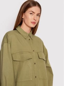 United Colors Of Benetton Γυναίκες Φορέματα σε Στυλ Πουκάμισο & Σεμιζιέ Φόρεμα πουκάμισο 45H6DV00M Πράσινο Regular Fit Πράσινο -United Colors Of Benetton Κατάστημα unnamed file 1090