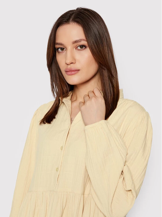 United Colors Of Benetton Γυναίκες Καθημερινά Φορέματα Φόρεμα καθημερινό 4FDTDV00H Μπεζ Regular Fit Μπεζ 4 United Colors Of Benetton Γυναίκες Καθημερινά Φορέματα Φόρεμα καθημερινό 4FDTDV00H Μπεζ Regular Fit Μπεζ - Image 4