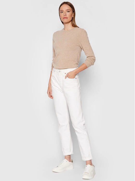 United Colors Of Benetton Γυναίκες Πουλόβερ 1002D1K01 Μπεζ Regular Fit Μπεζ 2 United Colors Of Benetton Γυναίκες Πουλόβερ 1002D1K01 Μπεζ Regular Fit Μπεζ - Image 2