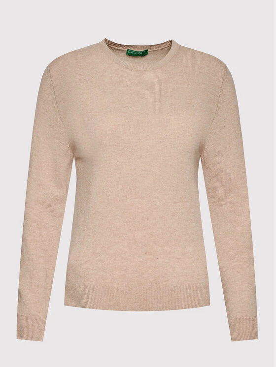 United Colors Of Benetton Γυναίκες Πουλόβερ 1002D1K01 Μπεζ Regular Fit Μπεζ 5 United Colors Of Benetton Γυναίκες Πουλόβερ 1002D1K01 Μπεζ Regular Fit Μπεζ - Image 5
