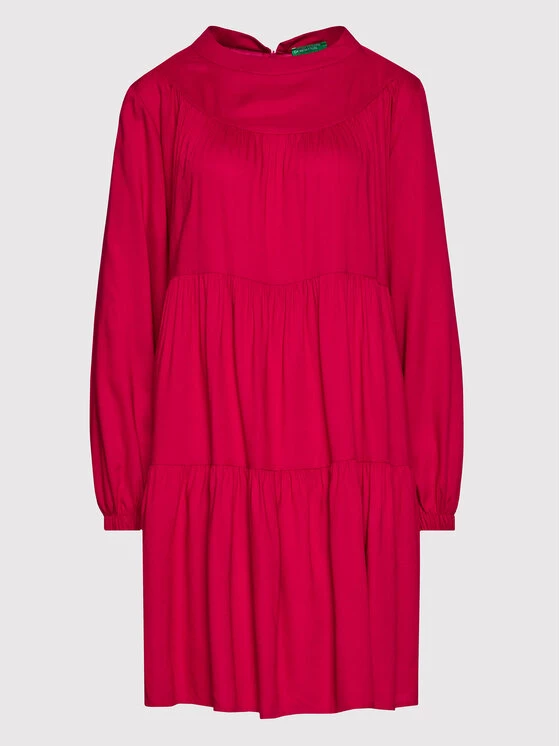 United Colors Of Benetton Γυναίκες Καθημερινά Φορέματα Φόρεμα καθημερινό 4SAFDV00P Κόκκινο Regular Fit Κόκκινο 5 United Colors Of Benetton Γυναίκες Καθημερινά Φορέματα Φόρεμα καθημερινό 4SAFDV00P Κόκκινο Regular Fit Κόκκινο - Image 5