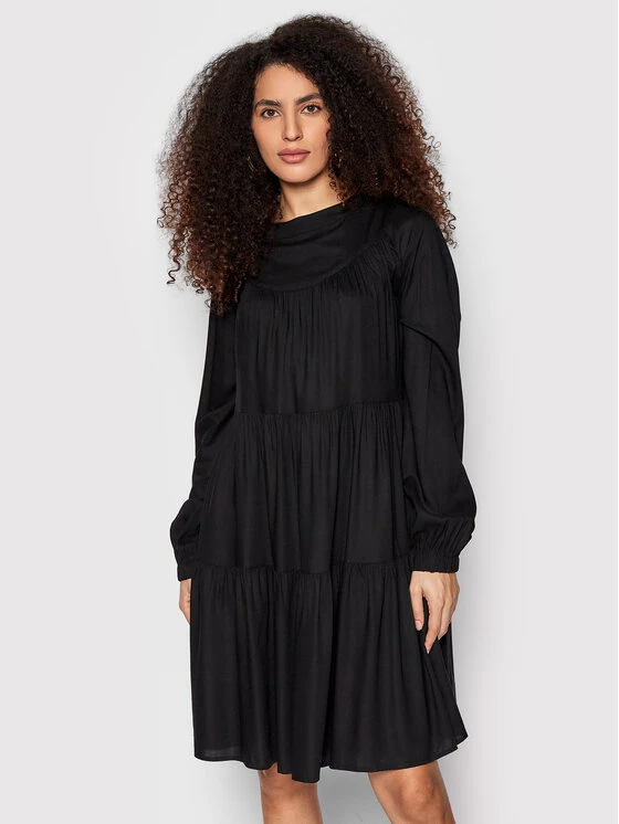 United Colors Of Benetton Γυναίκες Καθημερινά Φορέματα Φόρεμα καθημερινό 4SAFDV00P Μαύρο Regular Fit Μαύρο 1 United Colors Of Benetton Γυναίκες Καθημερινά Φορέματα Φόρεμα καθημερινό 4SAFDV00P Μαύρο Regular Fit Μαύρο