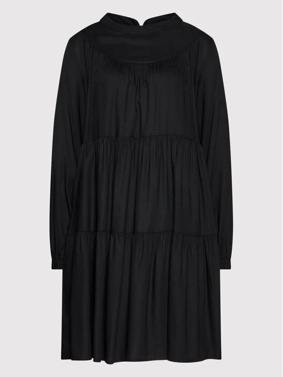 United Colors Of Benetton Γυναίκες Καθημερινά Φορέματα Φόρεμα καθημερινό 4SAFDV00P Μαύρο Regular Fit Μαύρο 5 United Colors Of Benetton Γυναίκες Καθημερινά Φορέματα Φόρεμα καθημερινό 4SAFDV00P Μαύρο Regular Fit Μαύρο - Image 5