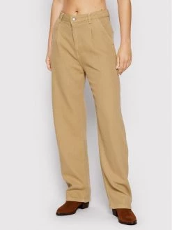 United Colors Of Benetton Γυναίκες Υφασμάτινα Παντελόνια Παντελόνι υφασμάτινο 4SW1DE004 Καφέ Regular Fit Καφέ