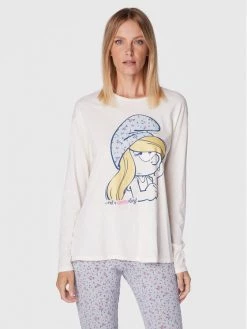 United Colors Of Benetton Γυναίκες Μπλούζες & Μπλουζάκια Πιτζάμας Μπλούζα πιτζάμας 3Y5E3M020 Μπεζ Regular Fit Μπεζ