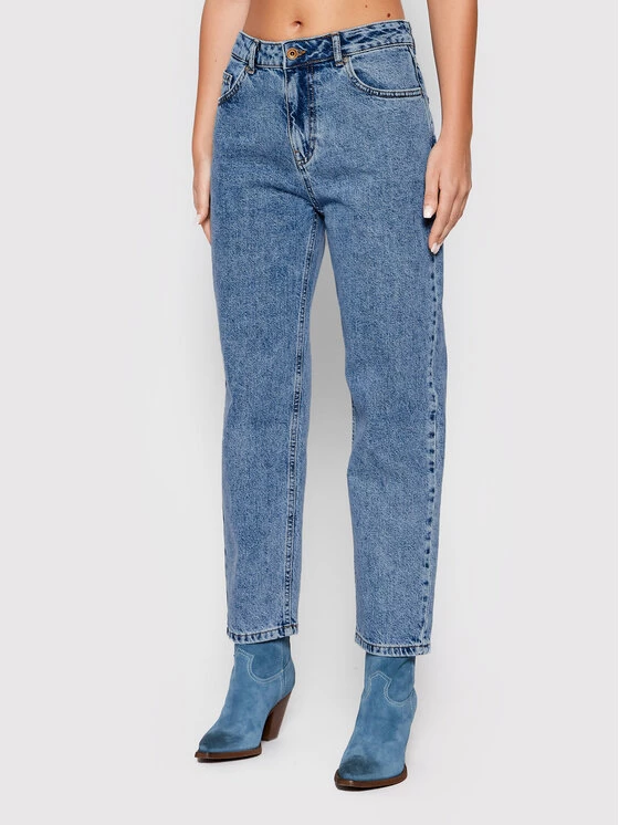 United Colors Of Benetton Γυναίκες Boyfriends Τζιν 4YO7575C3 Μπλε Mom Fit Μπλε 1 United Colors Of Benetton Γυναίκες Boyfriends Τζιν 4YO7575C3 Μπλε Mom Fit Μπλε