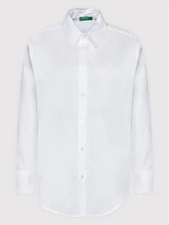 United Colors Of Benetton Γυναίκες Επίσημα Πουκάμισα Πουκάμισο 5AWRDQ00N Λευκό Regular Fit Λευκό -United Colors Of Benetton Κατάστημα unnamed file 1176