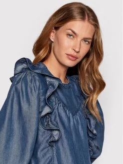 United Colors Of Benetton Γυναίκες Μπλουζάκια Μπλουζάκι 5DA7DQ002 Μπλε Relaxed Fit Μπλε -United Colors Of Benetton Κατάστημα unnamed file 1180