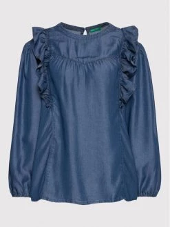 United Colors Of Benetton Γυναίκες Μπλουζάκια Μπλουζάκι 5DA7DQ002 Μπλε Relaxed Fit Μπλε -United Colors Of Benetton Κατάστημα unnamed file 1181