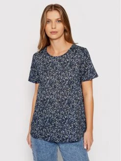 United Colors Of Benetton Γυναίκες Μπλουζάκια Μπλουζάκι 5OA95QBA4 Σκούρο μπλε Regular Fit Σκούρο μπλε