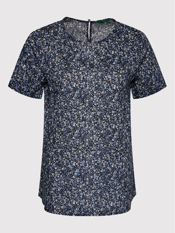 United Colors Of Benetton Γυναίκες Μπλουζάκια Μπλουζάκι 5OA95QBA4 Σκούρο μπλε Regular Fit Σκούρο μπλε 5 United Colors Of Benetton Γυναίκες Μπλουζάκια Μπλουζάκι 5OA95QBA4 Σκούρο μπλε Regular Fit Σκούρο μπλε - Image 5