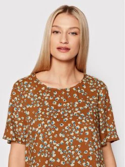 United Colors Of Benetton Γυναίκες Μπλουζάκια Μπλουζάκι 5UEFDQ00I Καφέ Relaxed Fit Καφέ -United Colors Of Benetton Κατάστημα unnamed file 1215