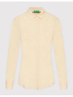 United Colors Of Benetton Γυναίκες Casual Πουκάμισα Πουκάμισο 5SF0DQ00D Μπεζ Regular Fit Μπεζ -United Colors Of Benetton Κατάστημα unnamed file 1221