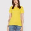 United Colors Of Benetton Γυναίκες T-shirts T-Shirt 3GA2E16A0 Κίτρινο Regular Fit Κίτρινο