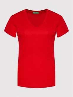 United Colors Of Benetton Γυναίκες T-shirts T-Shirt 3GA2E4230 Κόκκινο Regular Fit Κόκκινο -United Colors Of Benetton Κατάστημα unnamed file 1236