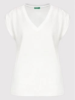 United Colors Of Benetton Γυναίκες T-shirts T-Shirt 3JDRE4267 Λευκό Regular Fit Λευκό -United Colors Of Benetton Κατάστημα unnamed file 1241