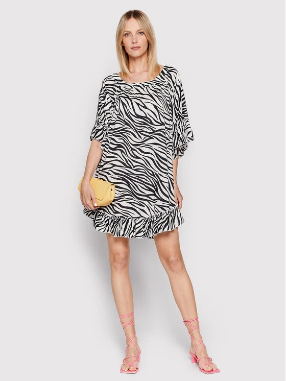 United Colors Of Benetton Γυναίκες Καλοκαιρινά Φορέματα Φόρεμα καλοκαιρινό 4H8M5V327 Λευκό Regular Fit Λευκό 2 United Colors Of Benetton Γυναίκες Καλοκαιρινά Φορέματα Φόρεμα καλοκαιρινό 4H8M5V327 Λευκό Regular Fit Λευκό - Image 2