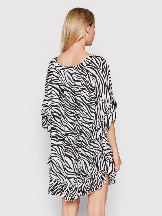 United Colors Of Benetton Γυναίκες Καλοκαιρινά Φορέματα Φόρεμα καλοκαιρινό 4H8M5V327 Λευκό Regular Fit Λευκό 3 United Colors Of Benetton Γυναίκες Καλοκαιρινά Φορέματα Φόρεμα καλοκαιρινό 4H8M5V327 Λευκό Regular Fit Λευκό - Image 3