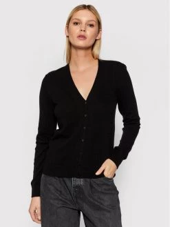 United Colors Of Benetton Γυναίκες Ζακέτες Ζακέτα 1002D6879 Μαύρο Regular Fit Μαύρο