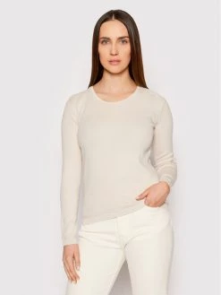 United Colors Of Benetton Γυναίκες Πουλόβερ 1091D1M08 Μπεζ Regular Fit Μπεζ