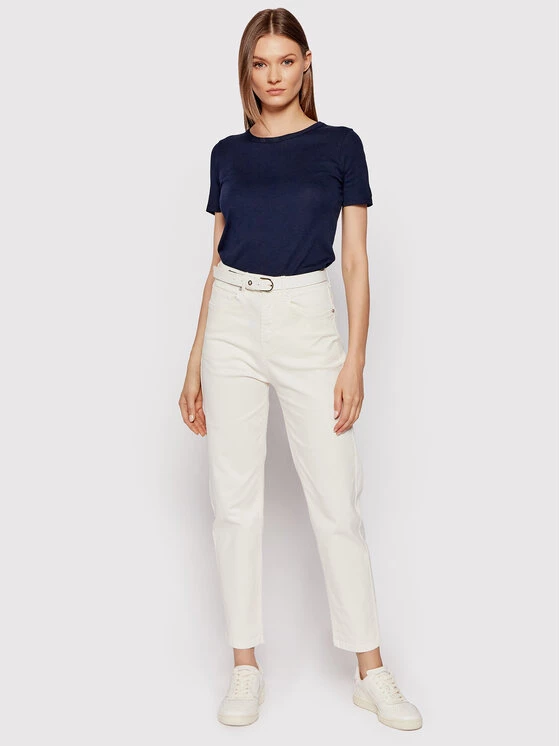 United Colors Of Benetton Γυναίκες T-shirts T-Shirt 3GA2E16A0 Σκούρο μπλε Regular Fit Σκούρο μπλε 2 United Colors Of Benetton Γυναίκες T-shirts T-Shirt 3GA2E16A0 Σκούρο μπλε Regular Fit Σκούρο μπλε - Image 2