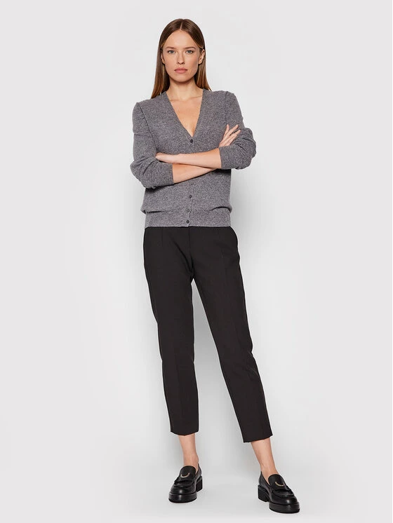 United Colors Of Benetton Γυναίκες Ζακέτες Ζακέτα 1002D6879 Γκρι Regular Fit Γκρι 2 United Colors Of Benetton Γυναίκες Ζακέτες Ζακέτα 1002D6879 Γκρι Regular Fit Γκρι - Image 2