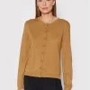 United Colors Of Benetton Γυναίκες Ζακέτες Ζακέτα 102MD5592 Καφέ Regular Fit Καφέ