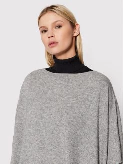 United Colors Of Benetton Γυναίκες Πουλόβερ Πόντσο 1035D0103 Γκρι Γκρι -United Colors Of Benetton Κατάστημα unnamed file 1417