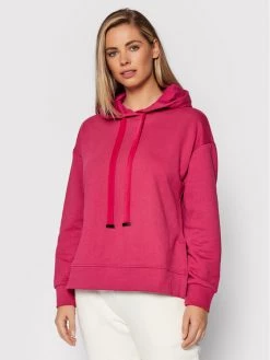 United Colors Of Benetton Γυναίκες Μπλούζες Μπλούζα 3QMHE2283 Ροζ Boxy Fit Ροζ