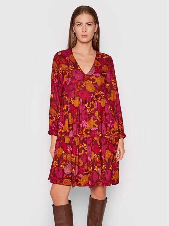 United Colors Of Benetton Γυναίκες Καθημερινά Φορέματα Φόρεμα καθημερινό 46AG5VCT4 Μπορντό Regular Fit Μπορντό 1 United Colors Of Benetton Γυναίκες Καθημερινά Φορέματα Φόρεμα καθημερινό 46AG5VCT4 Μπορντό Regular Fit Μπορντό