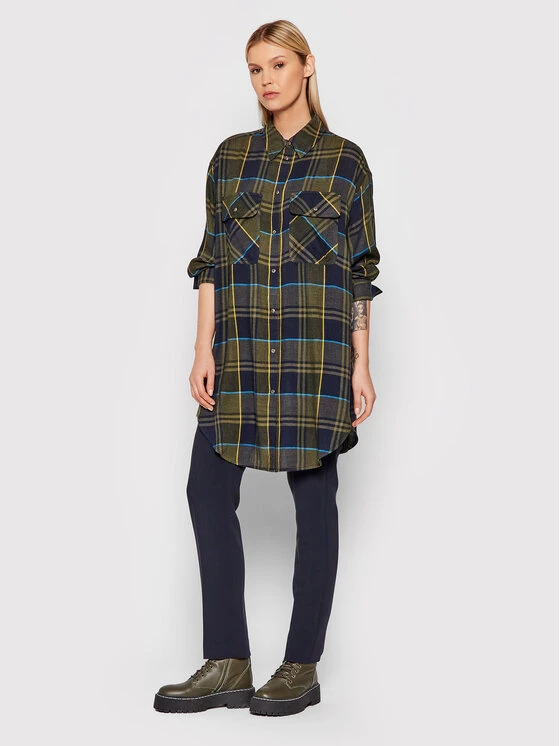 United Colors Of Benetton Γυναίκες Casual Πουκάμισα Πουκάμισο 5FHU5QDA4 Πράσινο Regular Fit Πράσινο 2 United Colors Of Benetton Γυναίκες Casual Πουκάμισα Πουκάμισο 5FHU5QDA4 Πράσινο Regular Fit Πράσινο - Image 2