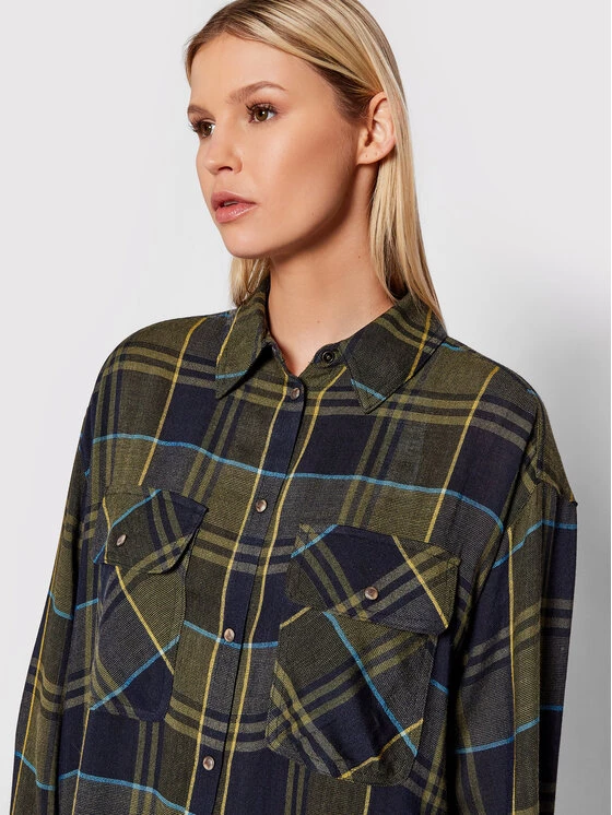 United Colors Of Benetton Γυναίκες Casual Πουκάμισα Πουκάμισο 5FHU5QDA4 Πράσινο Regular Fit Πράσινο 4 United Colors Of Benetton Γυναίκες Casual Πουκάμισα Πουκάμισο 5FHU5QDA4 Πράσινο Regular Fit Πράσινο - Image 4