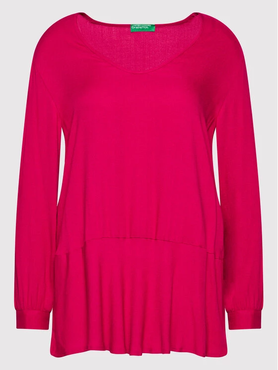 United Colors Of Benetton Γυναίκες Μπλουζάκια Μπλουζάκι 569W5QD93 Ροζ Regular Fit Ροζ 5 United Colors Of Benetton Γυναίκες Μπλουζάκια Μπλουζάκι 569W5QD93 Ροζ Regular Fit Ροζ - Image 5