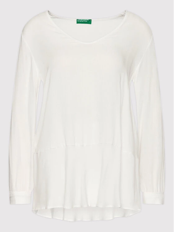 United Colors Of Benetton Γυναίκες Μπλουζάκια Μπλουζάκι 569W5QD93 Λευκό Regular Fit Λευκό 5 United Colors Of Benetton Γυναίκες Μπλουζάκια Μπλουζάκι 569W5QD93 Λευκό Regular Fit Λευκό - Image 5