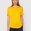 United Colors Of Benetton Γυναίκες T-shirts T-Shirt 3Z12E1AG1 Κίτρινο Regular Fit Κίτρινο