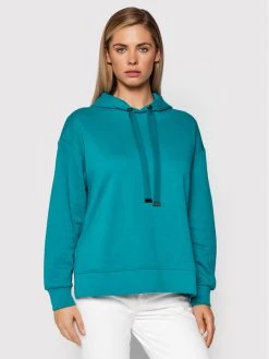 United Colors Of Benetton Γυναίκες Μπλούζες Μπλούζα 3QMHE2283 Μπλε Boxy Fit Μπλε