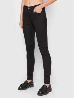 United Colors Of Benetton Γυναίκες Τζιν 4NF1574K5 Μαύρο Skinny Fit Μαύρο
