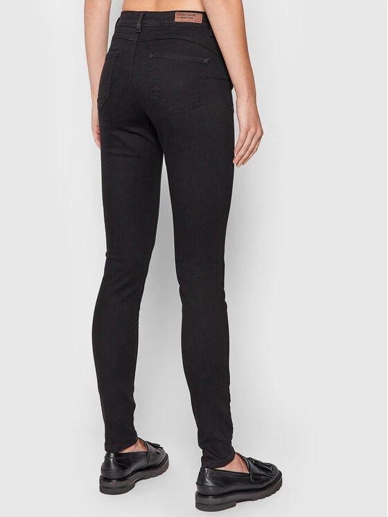 United Colors Of Benetton Γυναίκες Τζιν 4NF1574K5 Μαύρο Skinny Fit Μαύρο 3 United Colors Of Benetton Γυναίκες Τζιν 4NF1574K5 Μαύρο Skinny Fit Μαύρο - Image 3