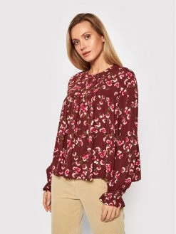 United Colors Of Benetton Γυναίκες Μπλουζάκια Μπλουζάκι 5UUX5QD85 Μπορντό Relaxed Fit Μπορντό