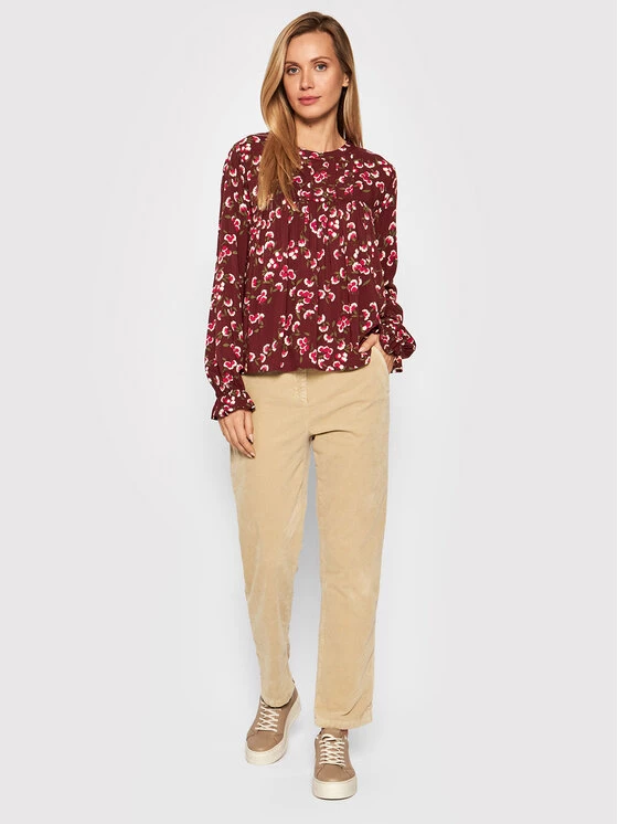 United Colors Of Benetton Γυναίκες Μπλουζάκια Μπλουζάκι 5UUX5QD85 Μπορντό Relaxed Fit Μπορντό 2 United Colors Of Benetton Γυναίκες Μπλουζάκια Μπλουζάκι 5UUX5QD85 Μπορντό Relaxed Fit Μπορντό - Image 2