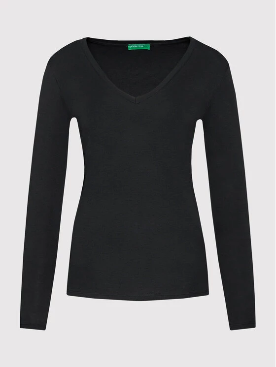 United Colors Of Benetton Γυναίκες Μπλουζάκια Μπλουζάκι 3GA2E4245 Μαύρο Regular Fit Μαύρο 5 United Colors Of Benetton Γυναίκες Μπλουζάκια Μπλουζάκι 3GA2E4245 Μαύρο Regular Fit Μαύρο - Image 5