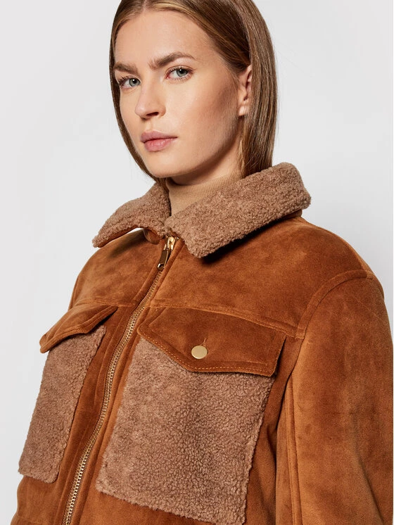 United Colors Of Benetton Γυναίκες Μεταβατικά Μπουφάν Μπουφάν μεταβατικό 28LQ536V5 Καφέ Regular Fit Καφέ 4 United Colors Of Benetton Γυναίκες Μεταβατικά Μπουφάν Μπουφάν μεταβατικό 28LQ536V5 Καφέ Regular Fit Καφέ - Image 4