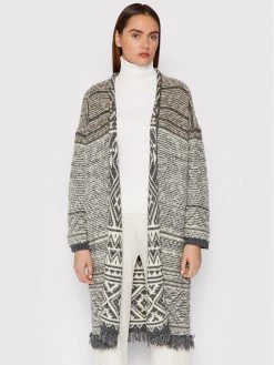 United Colors Of Benetton Γυναίκες Ζακέτες Ζακέτα 114GE9081 Γκρι Relaxed Fit Γκρι