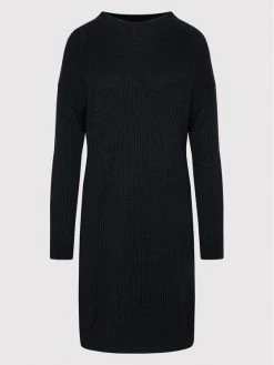 United Colors Of Benetton Γυναίκες Πλεκτά Φορέματα Φόρεμα υφασμάτινο 107VDV001 Μαύρο Regular Fit Μαύρο -United Colors Of Benetton Κατάστημα unnamed file 1643